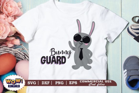 Bunny Guard Svg, Easter Svg, Easter Graphics and Illustrations Review