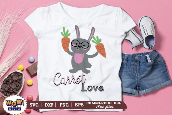 Carrot Love Svg, Easter Svg, Easter