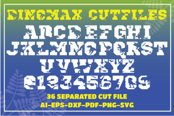 Dinomax Alphabet: A Designer’s Take on Jurassic Graphics and Crafts