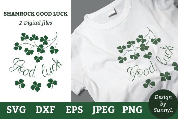 Good Luck St Patricks Day Graphics for Crafts and Branding