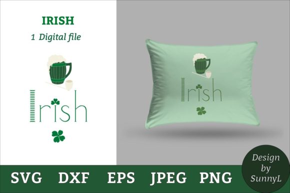 Irish Beer, Shamrock St.Patricks Day Graphics and Crafts Review