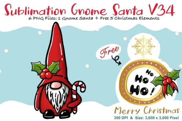 Sublimation Gnome Santa V34: A Designer’s Review
